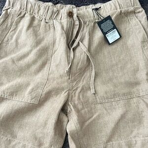 Buck mason brand new w tags khaki shorts